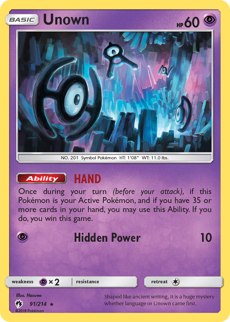 Unown 91 / 214