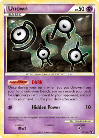 Unown 40 / 90