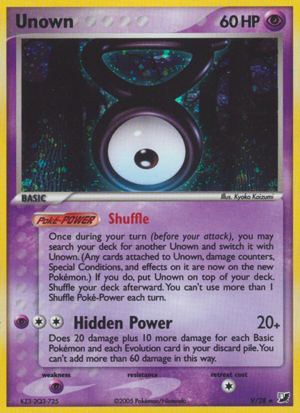 Unown V / 115