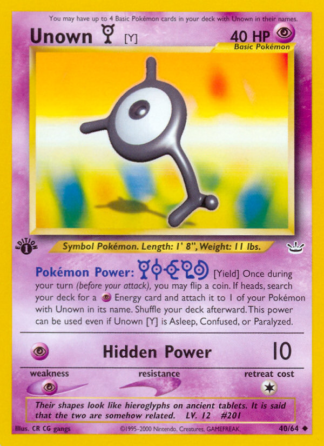 Unown [Y] 40 / 64