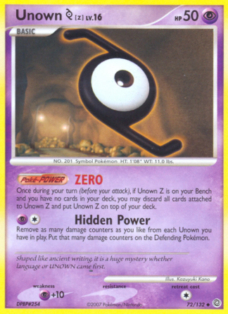 Unown [Z] 72 / 132