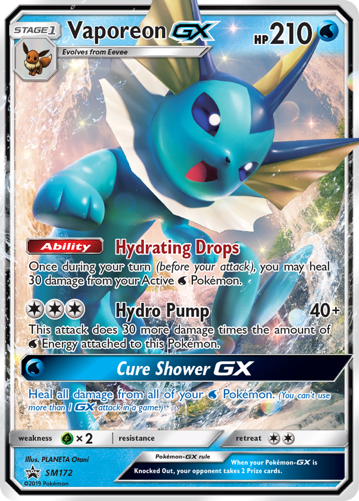 Vaporeon-GX SM172 / 248