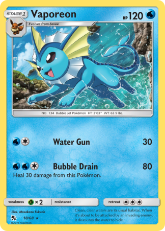 Vaporeon 18 / 68