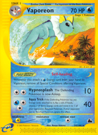 Vaporeon 33 / 144