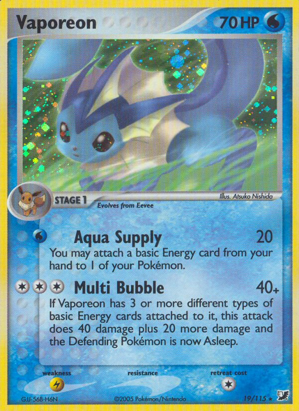 Vaporeon 19 / 115