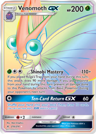 Venomoth-GX 216 / 214