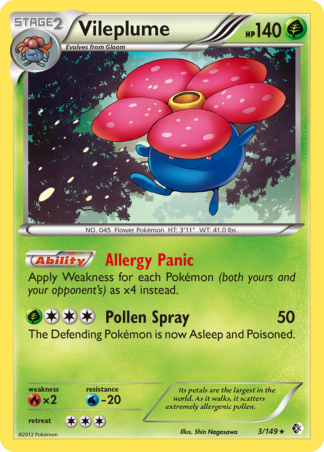 Vileplume 3 / 149
