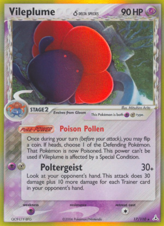 Vileplume δ 17 / 110