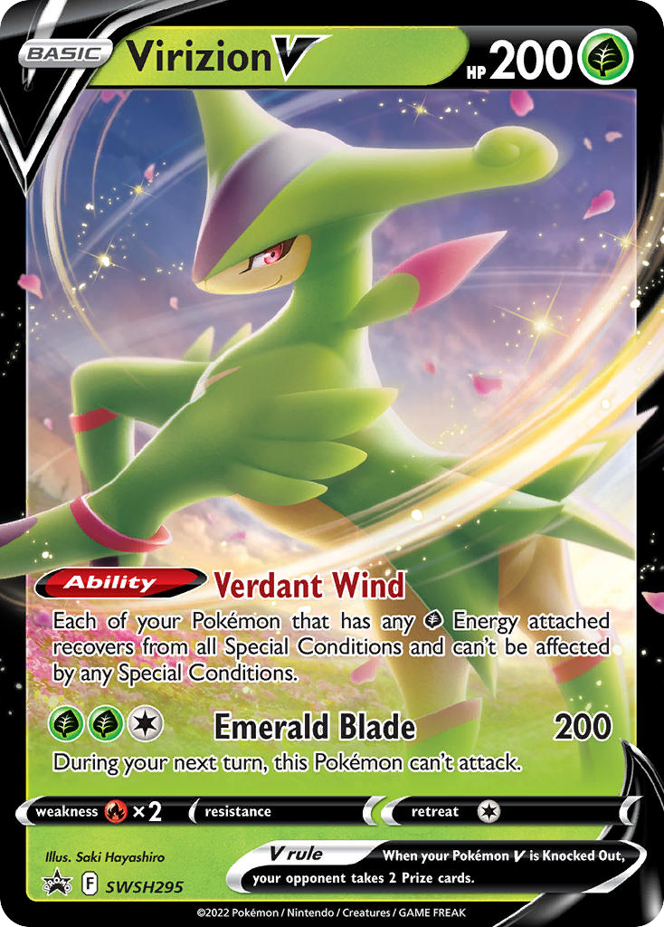 Virizion V SWSH295 / 307