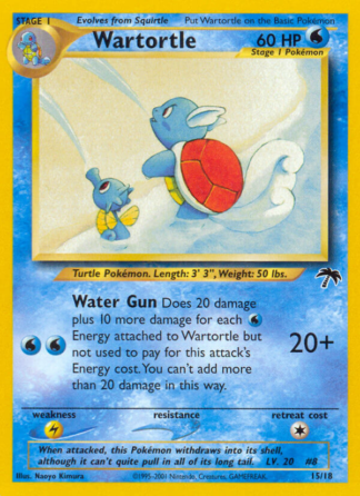 Wartortle 15 / 18