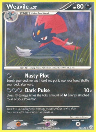 Weavile 40 / 130