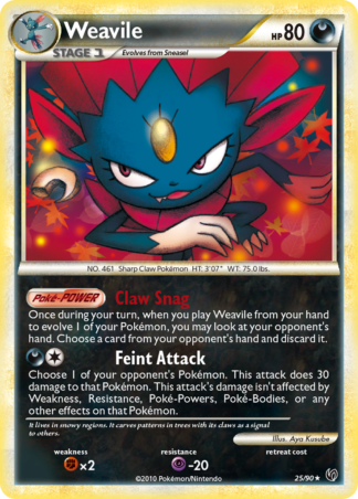 Weavile 25 / 90