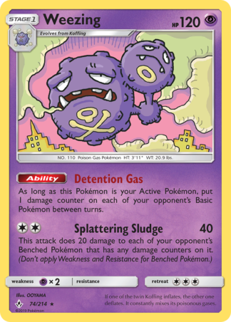 Weezing 74 / 214