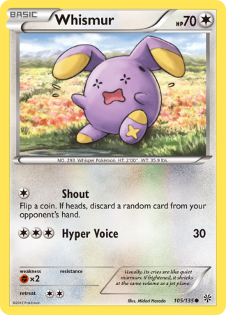 Whismur 105 / 135