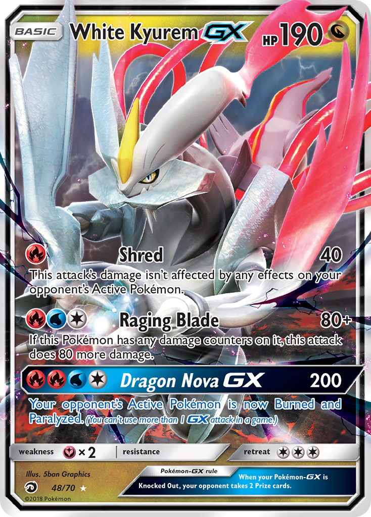 White Kyurem-GX 48 / 70