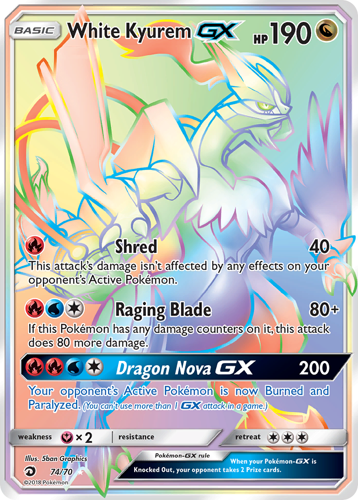 White Kyurem-GX 74 / 70