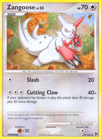 Zangoose 59 / 106