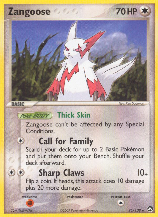 Zangoose 25 / 108