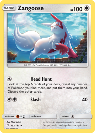 Zangoose 132 / 181
