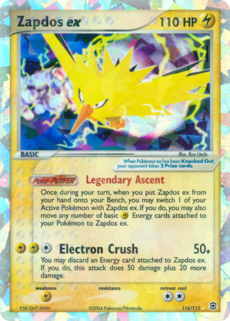 Zapdos ex 116 / 112