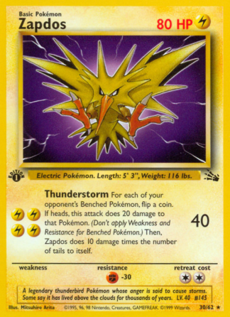 Zapdos 30 / 62