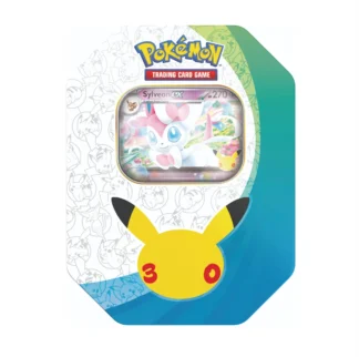 Pokemon 30th Anniversary Sylveon Ex Tin