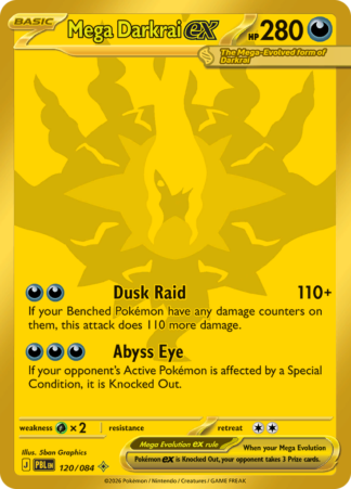 Mega Darkrai ex 120 / 0