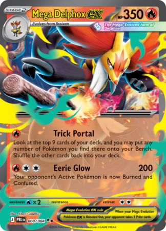 Mega Delphox ex 8 / 0
