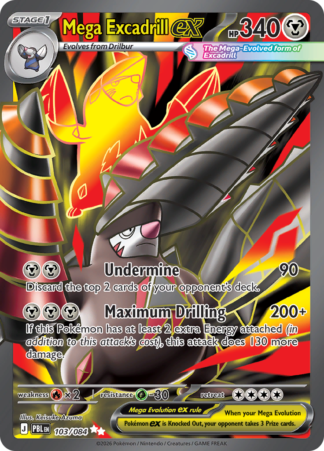 Mega Excadrill ex 103 / 0