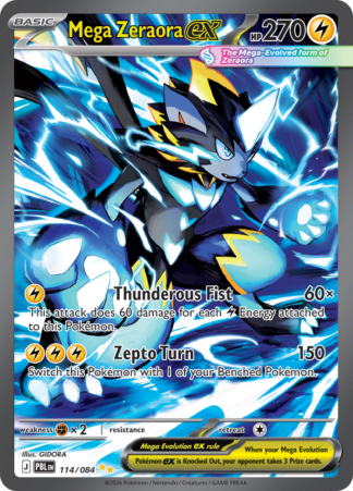 Mega Zeraora ex 114 / 0