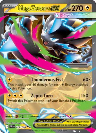 Mega Zeraora ex 27 / 0