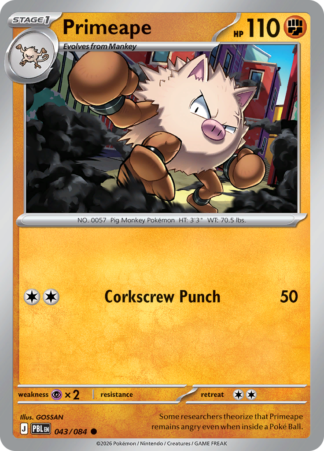 Primeape 43 / 0