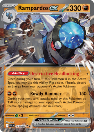 Rampardos ex 45 / 0