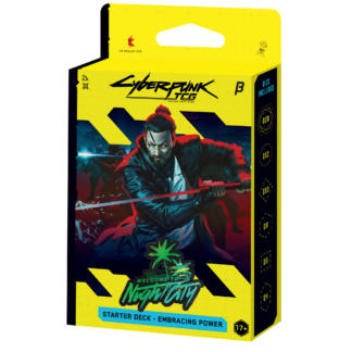 Cyberpunk TCG: Welcome to Night City – Embracing Power Retail Starter Deck