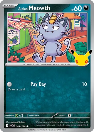 Alolan Meowth 089 / 0