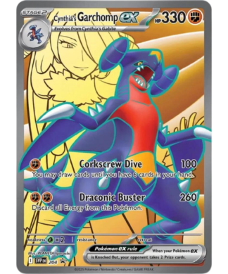 Cynthia's Garchomp ex SVP 204 / 150