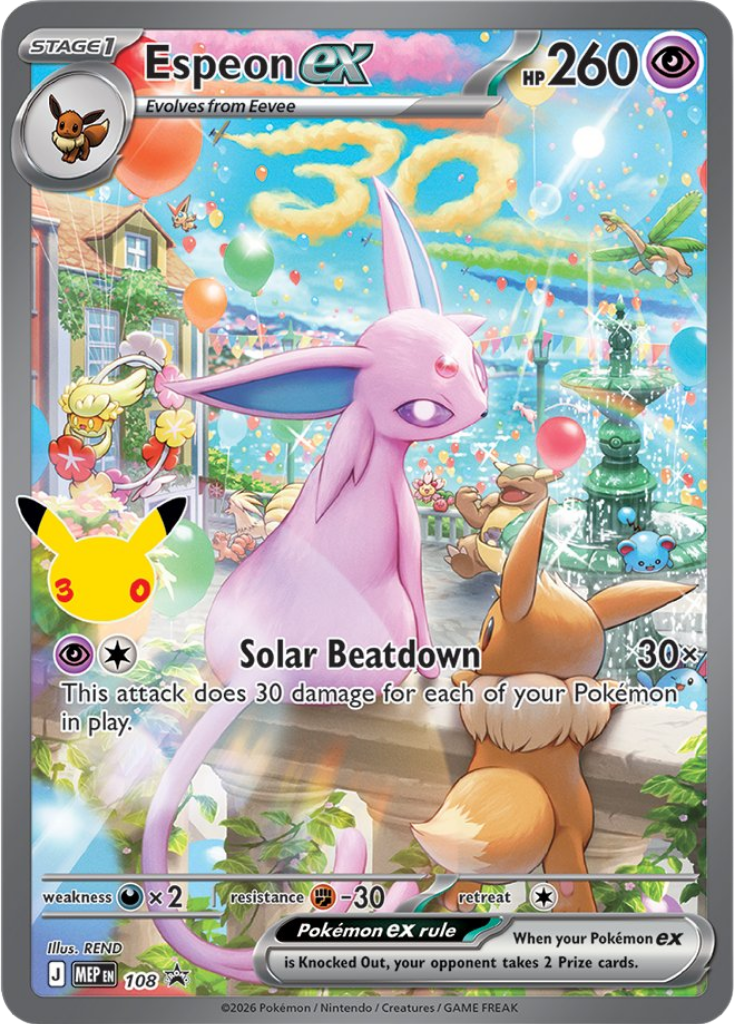 Espeon ex MEP 108 / 0