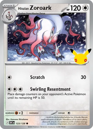Hisuian Zoroark 123 / 0
