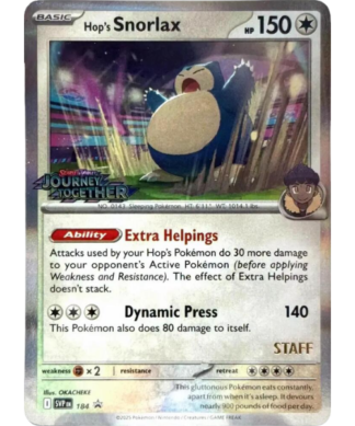Hop's Snorlax SVP 184 / 150