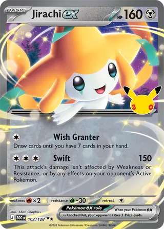 Jirachi ex 102 / 0