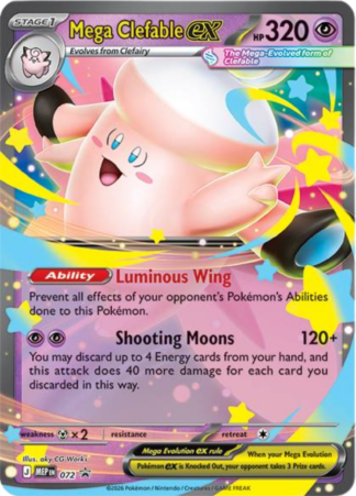 Mega Clefable ex MEP 072 / 0