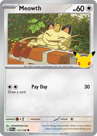 Meowth 113 / 0