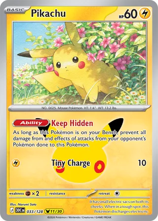 Pikachu 033 / 0