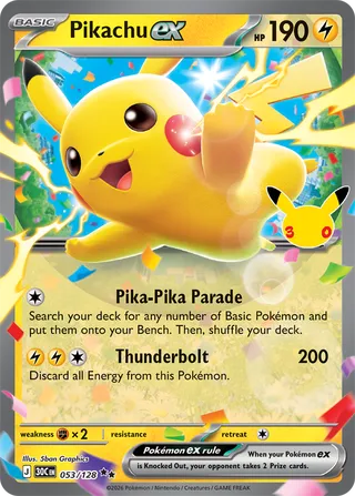 Pikachu ex 053 / 0