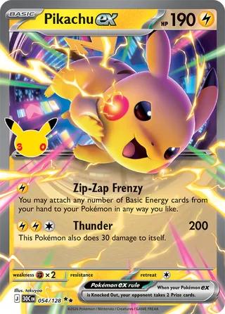 Pikachu ex 054 / 0
