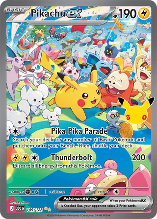 Pikachu ex 149 / 0