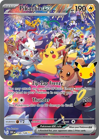 Pikachu ex 150 / 0