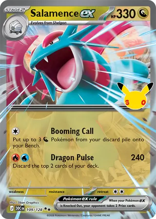 Salamence ex 109 / 0