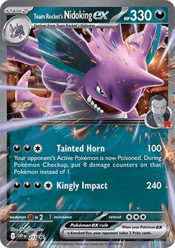Team Rocket's Nidoking ex SVP 217 / 150