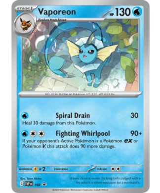 Vaporeon SVP 168 / 150